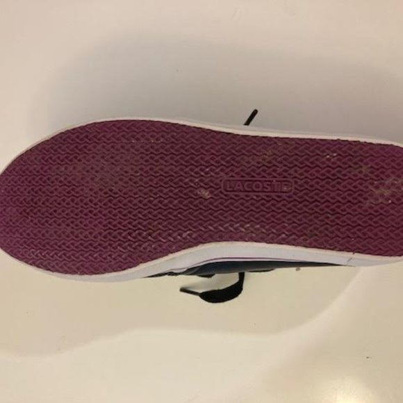 Women's black sneakers size 10 Lacoste - Picture 4 of 4